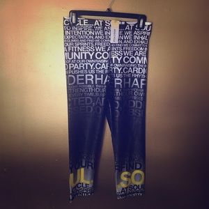 SoulCycle ☠️💛 crop leggings